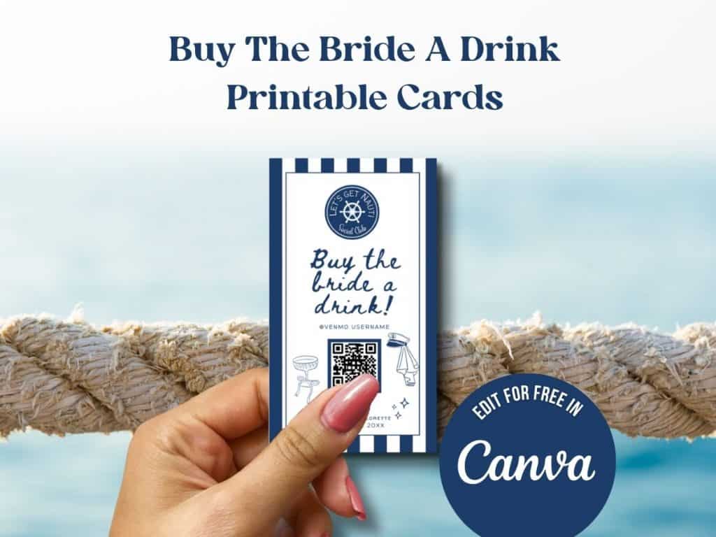 lets get nauti bachelorette party cards