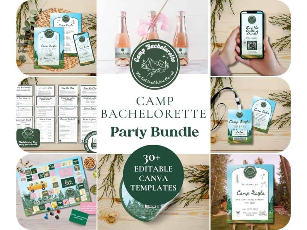camp bachelorette bundle