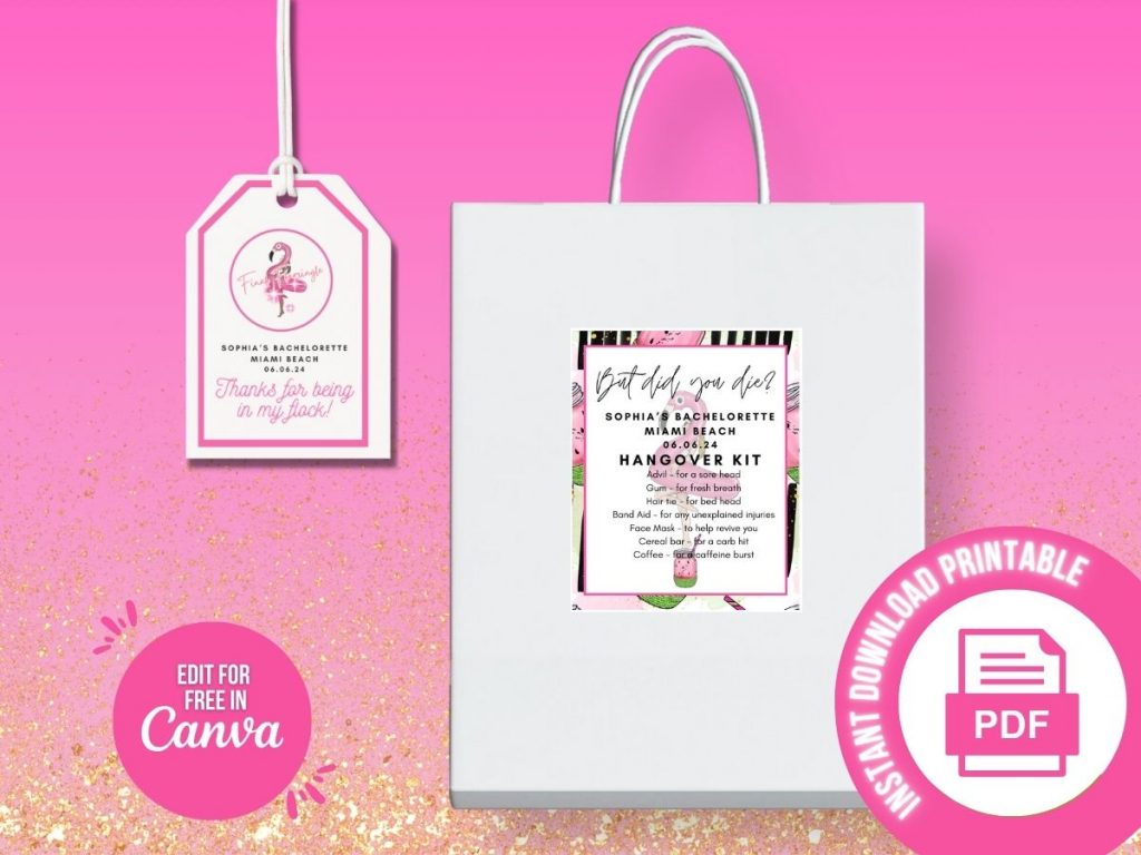 final flamingle bachelorette hangover tags