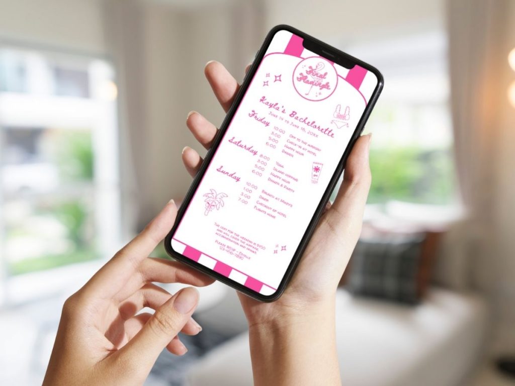 final flamingle bachelorette mobile itinerary