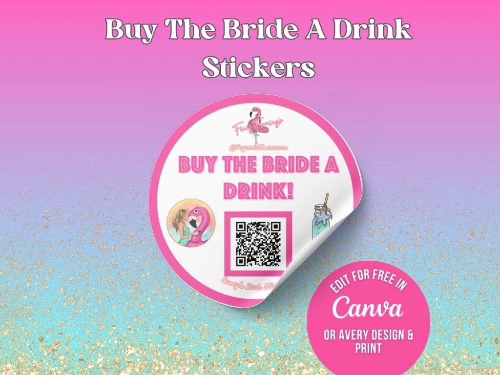 final flamingle bachelorette venmo sticker