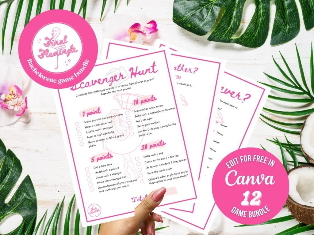 final flamingle editable game bundle