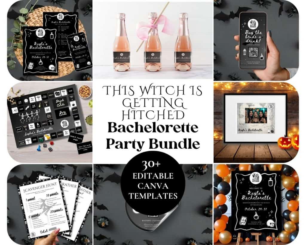 halloween bachelorette party bundle