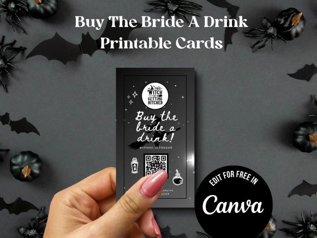 halloween bachelorette party cards
