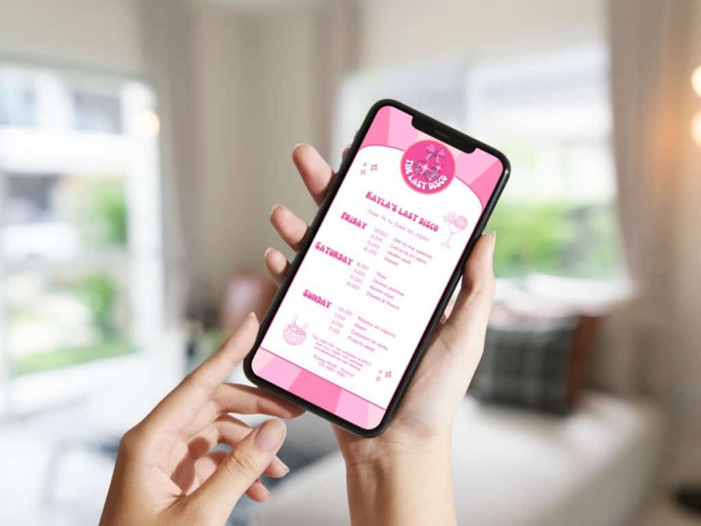 last disco bachelorette mobile itinerary