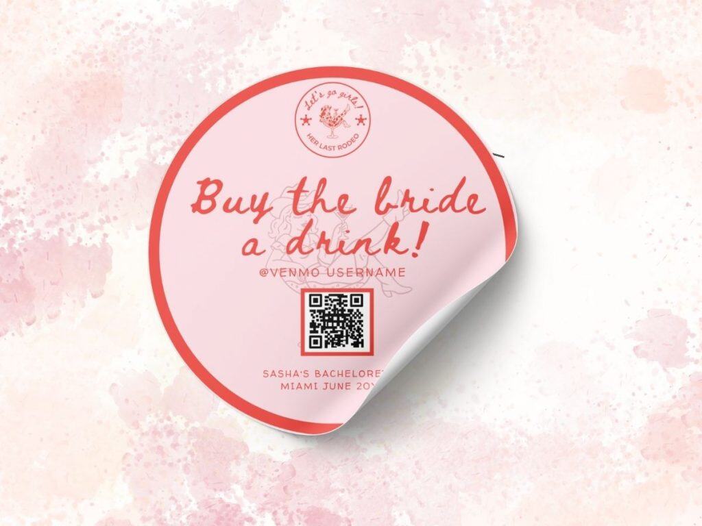 last rodeo bachelorette venmo sticker