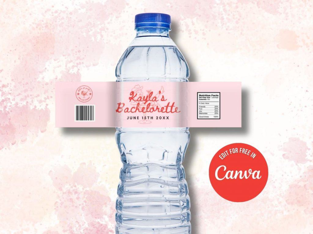 last rodeo water bottle label