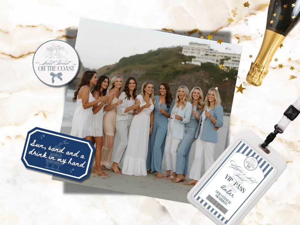 last toast on the coast bachelorette party
