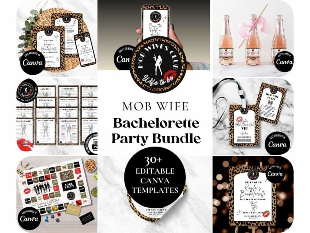 mob wife bachelorette bundle