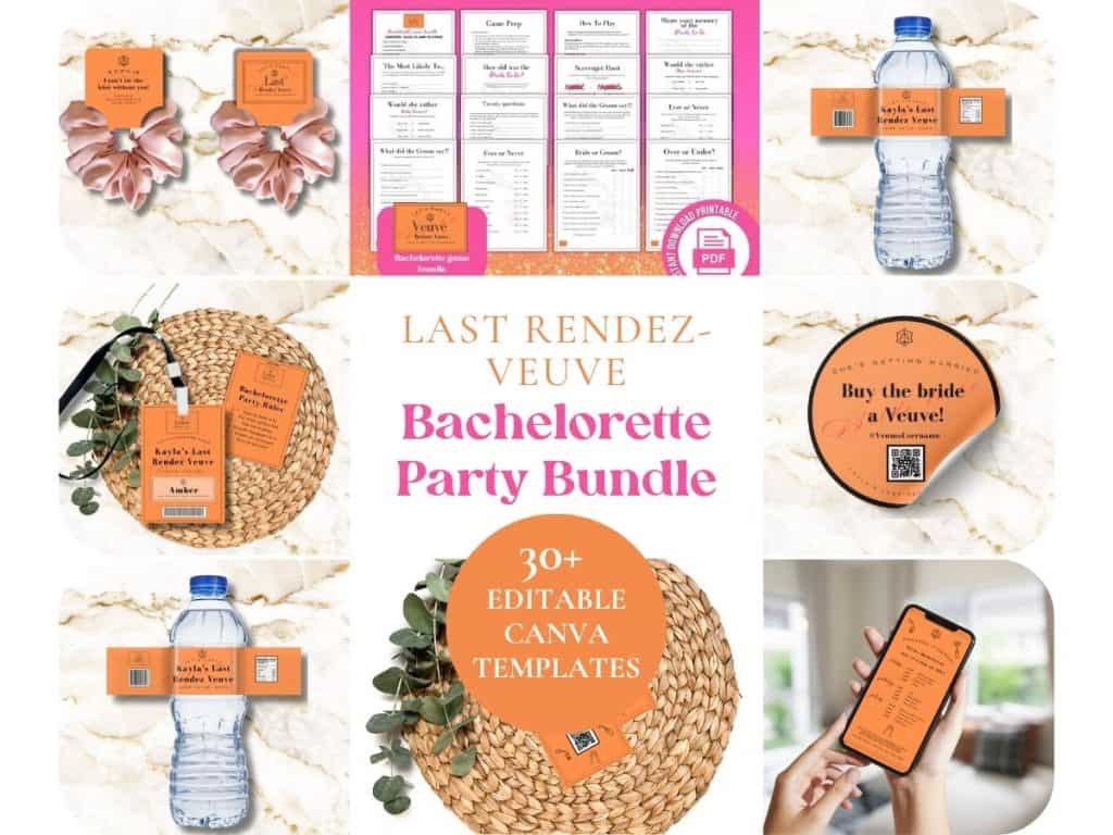 veuve before vows bachelorette bundle