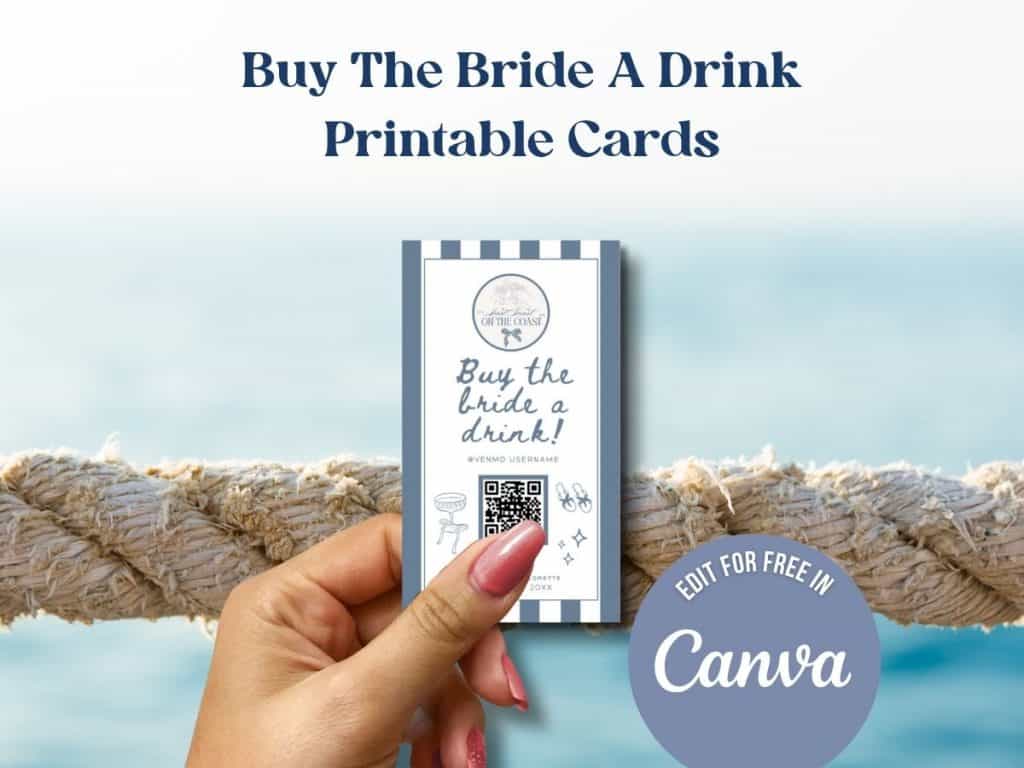 last toast on the coast bachelorette party cards