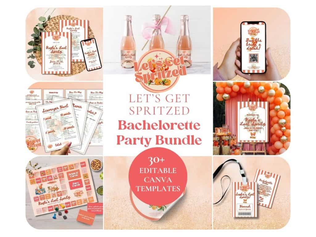 spritzed bachelorette bundle
