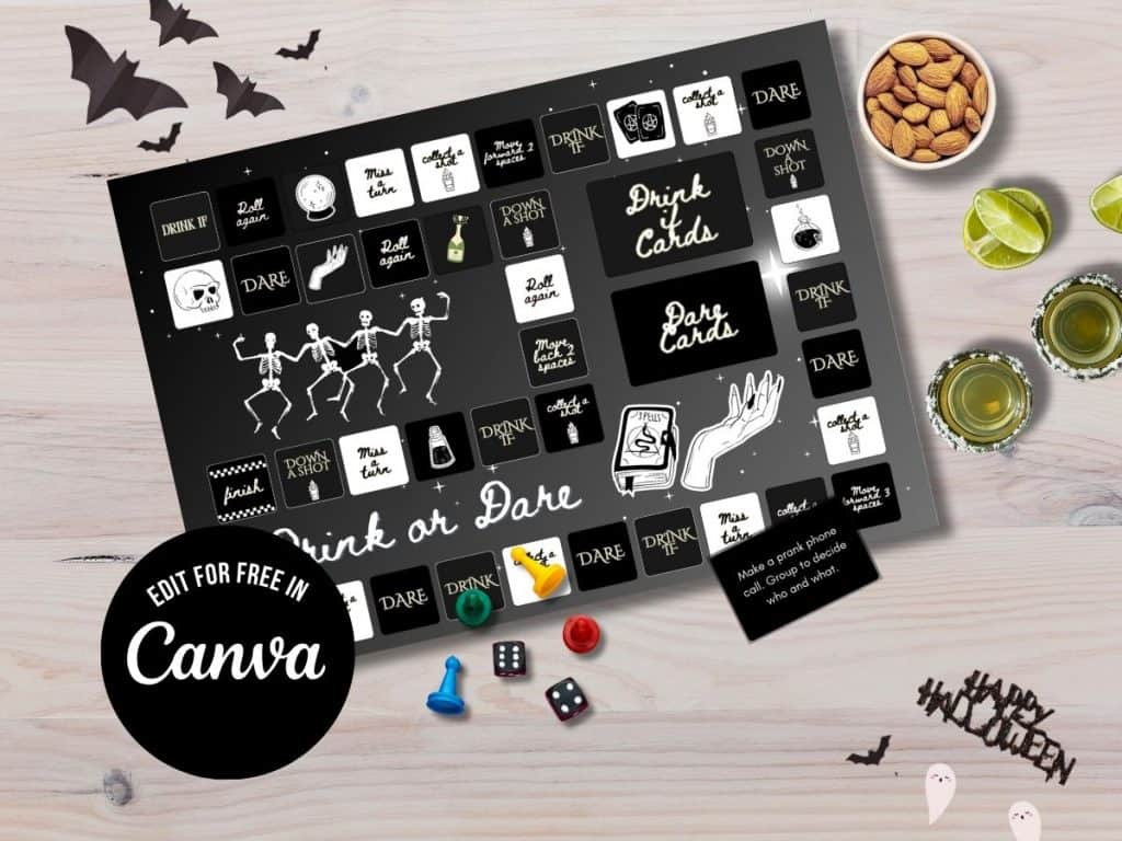 adult halloween party drinking game