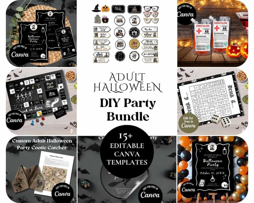 halloween adult party bundle