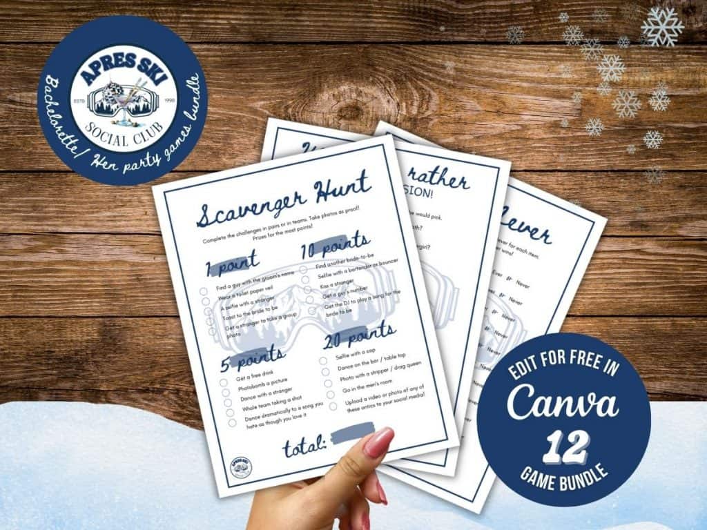 apres ski games bundle