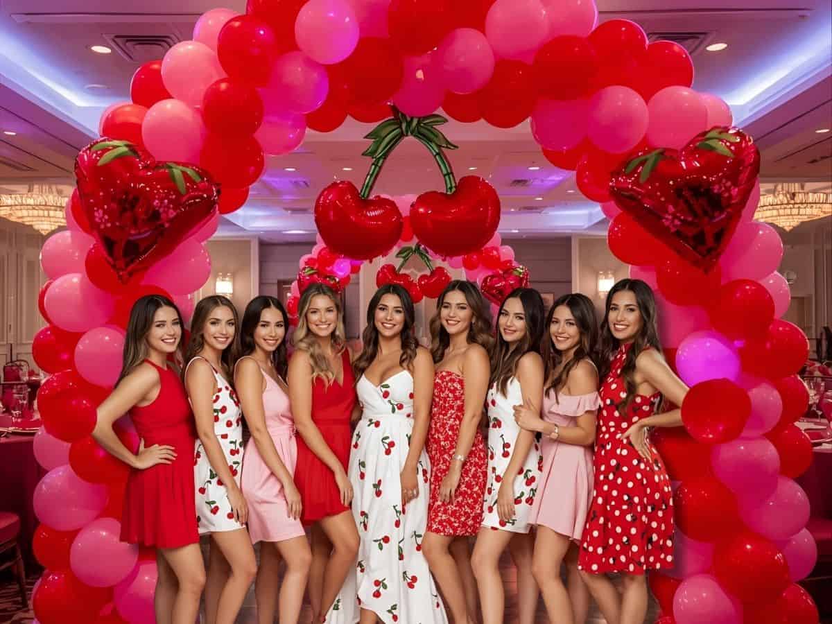 she's the cherry on top hen party