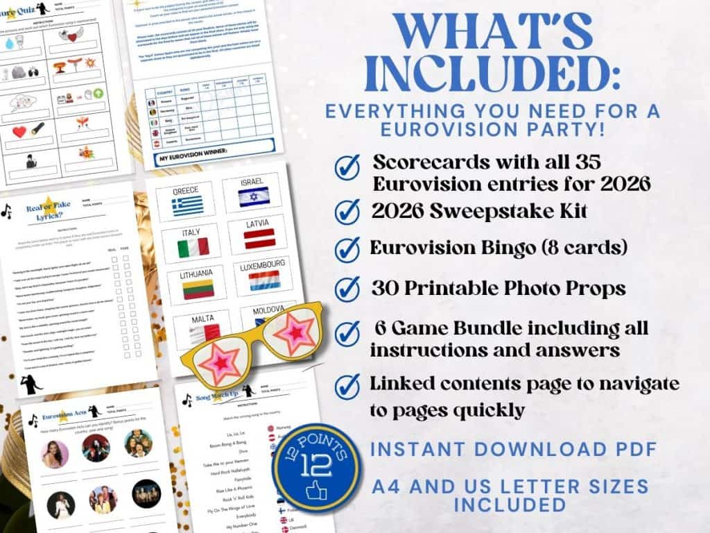 eurovision song contest 2026 bundle contents