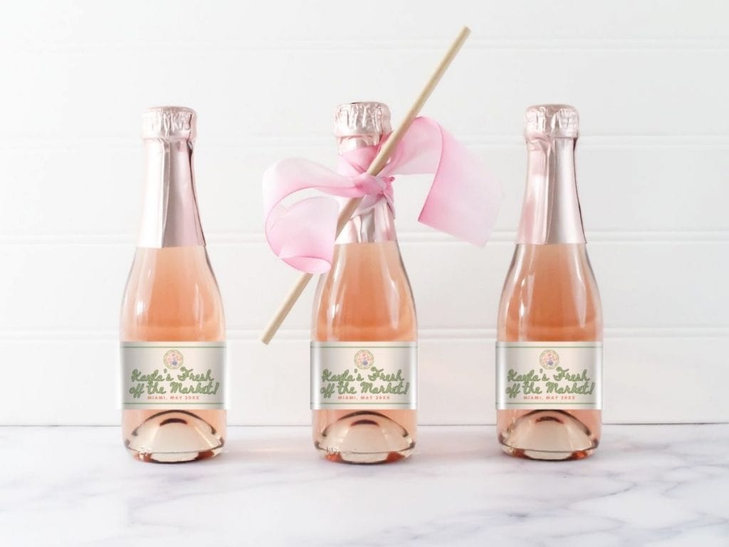shes off the market wine bottle label