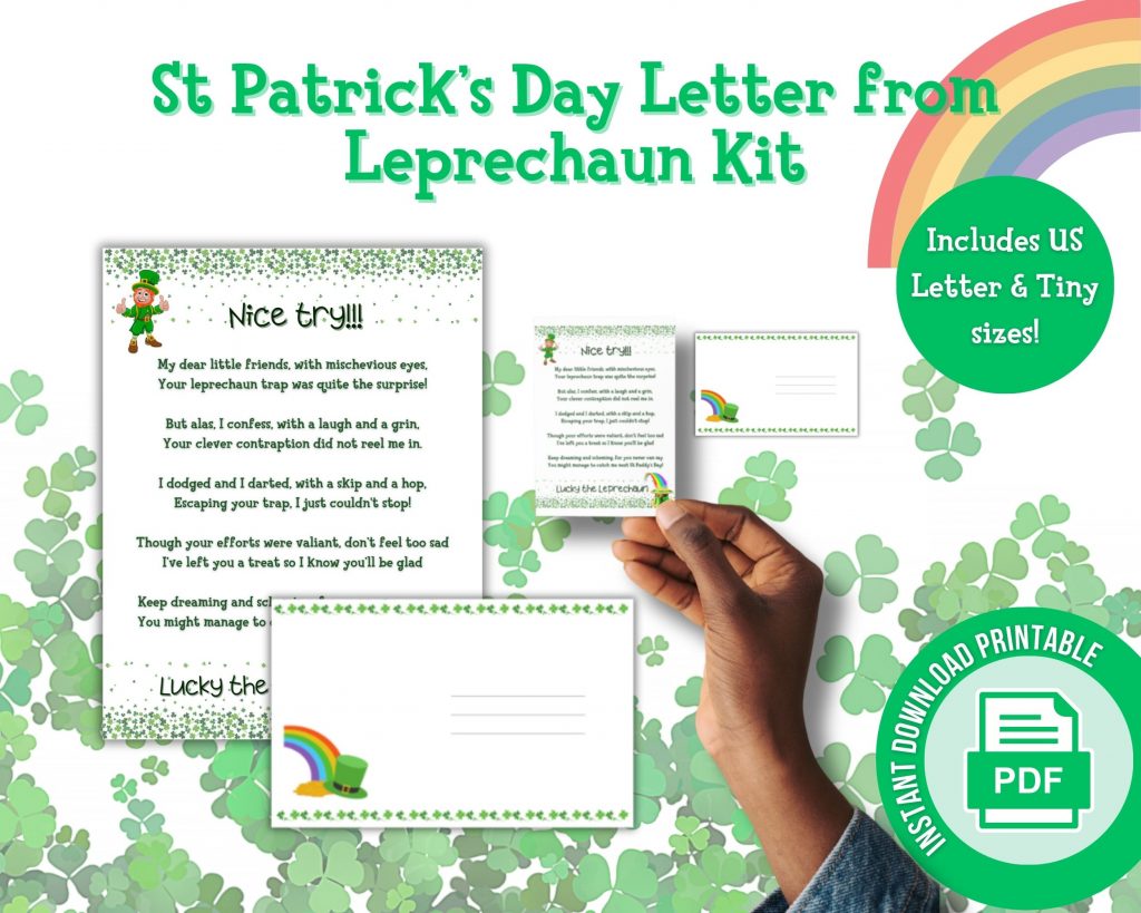 st patrick's day letter from leprechaun
