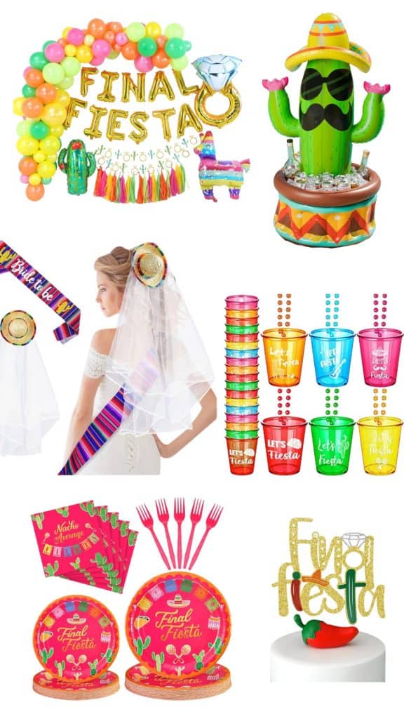 Final Fiesta Bachelorette Party Amazon Ideas List US