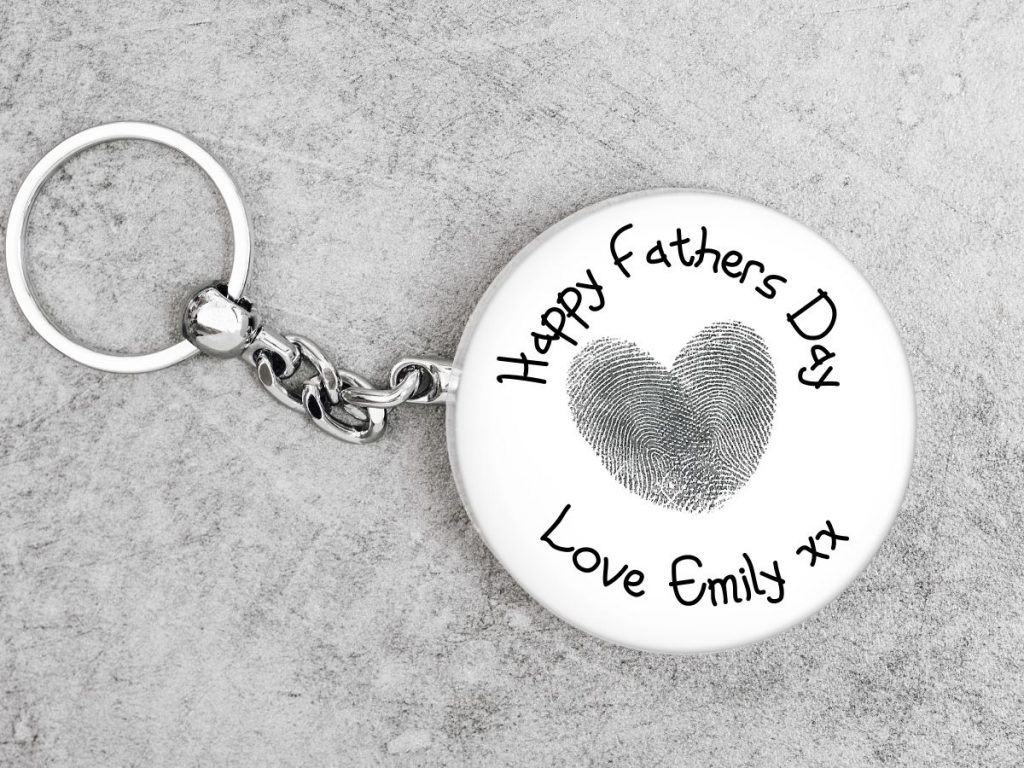 father's day keychain
