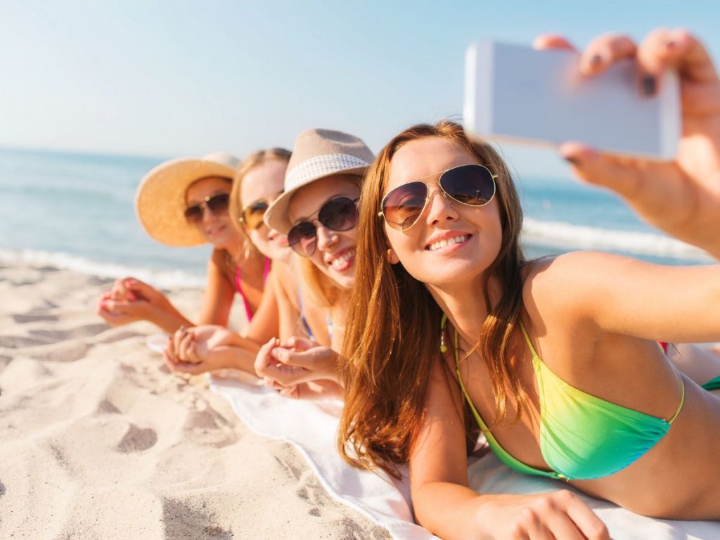 Beach hen party