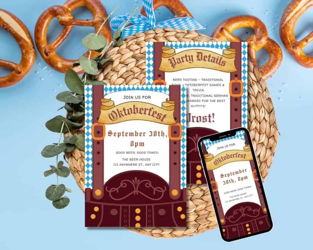 oktoberfest party invitation