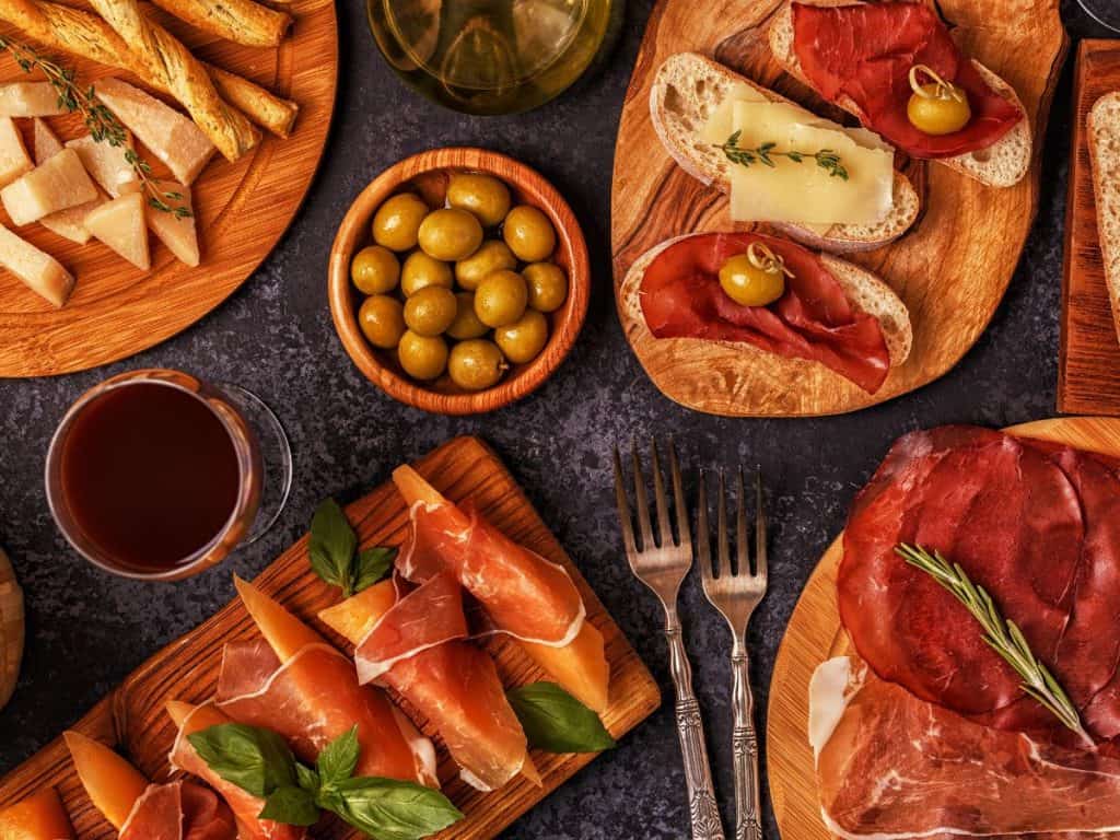 italian food platter