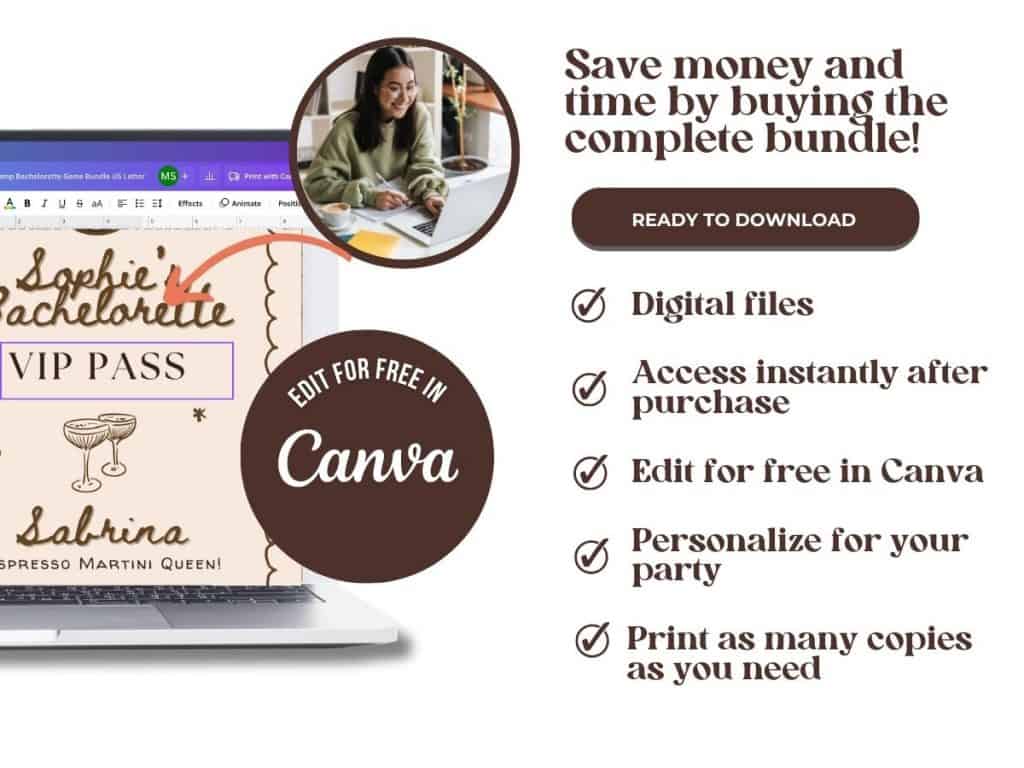 love is brewing bachelorette bundle blog slide