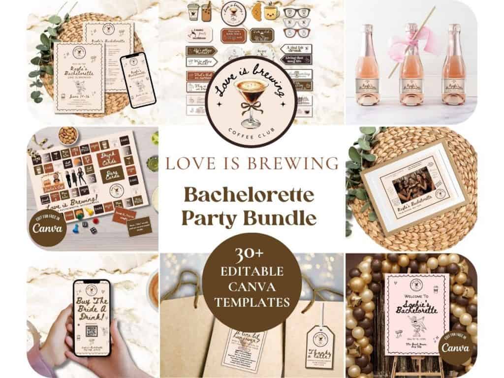 love is brewing bachelorette mega bundle