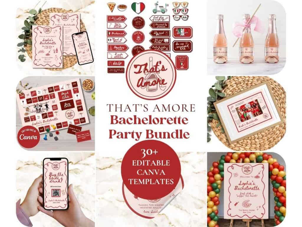 thats amore bachelorette party mega bundle