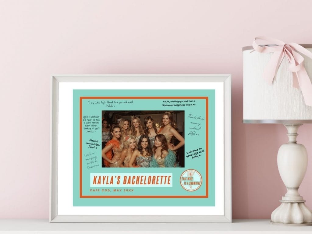 showgirl bachelorette photo mat (2)