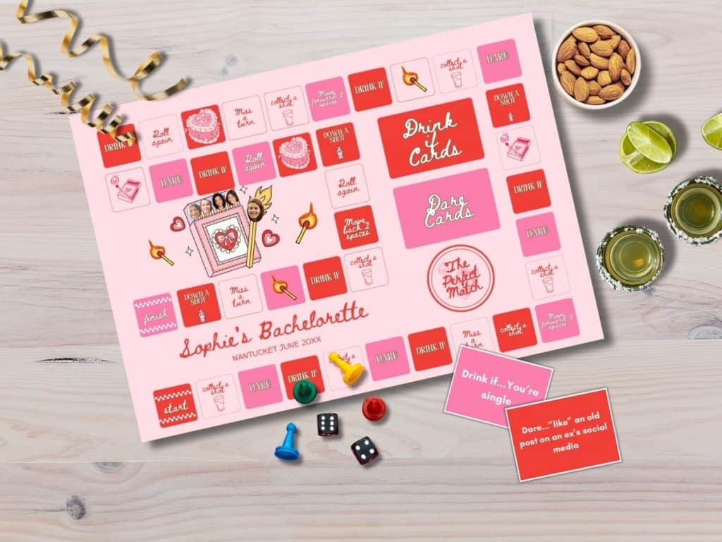 The Perfect Match bachelorette board game