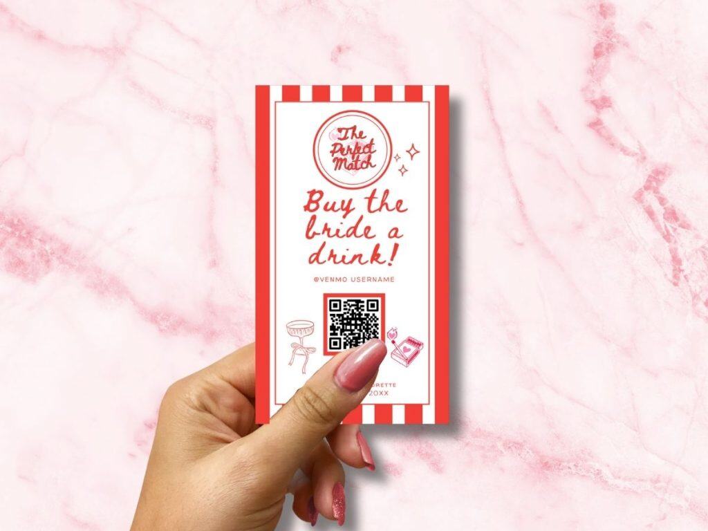 The Perfect Match bachelorette buy the bride a drink