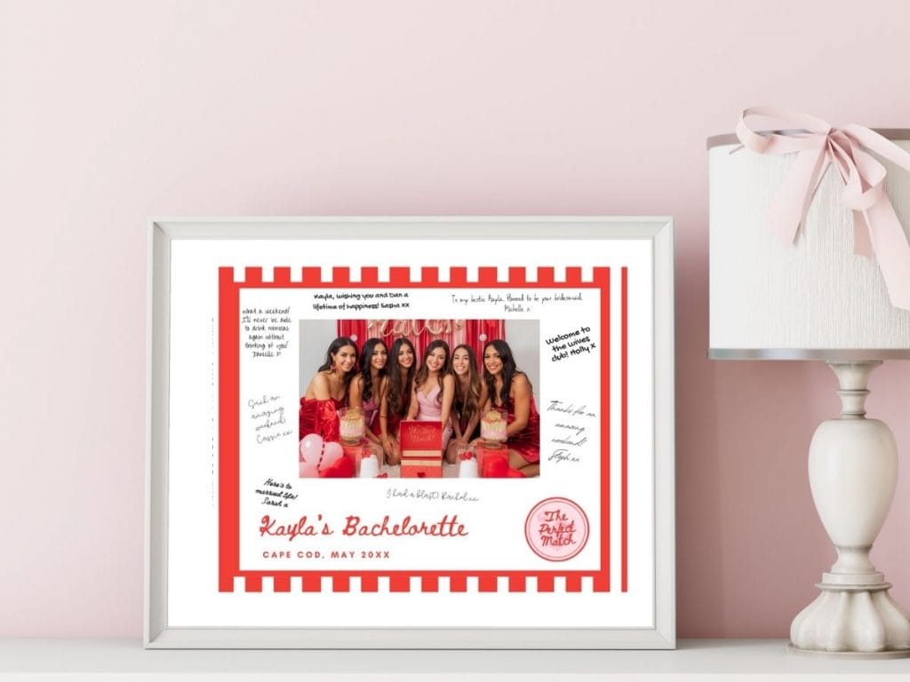 The Perfect Match bachelorette photo mat