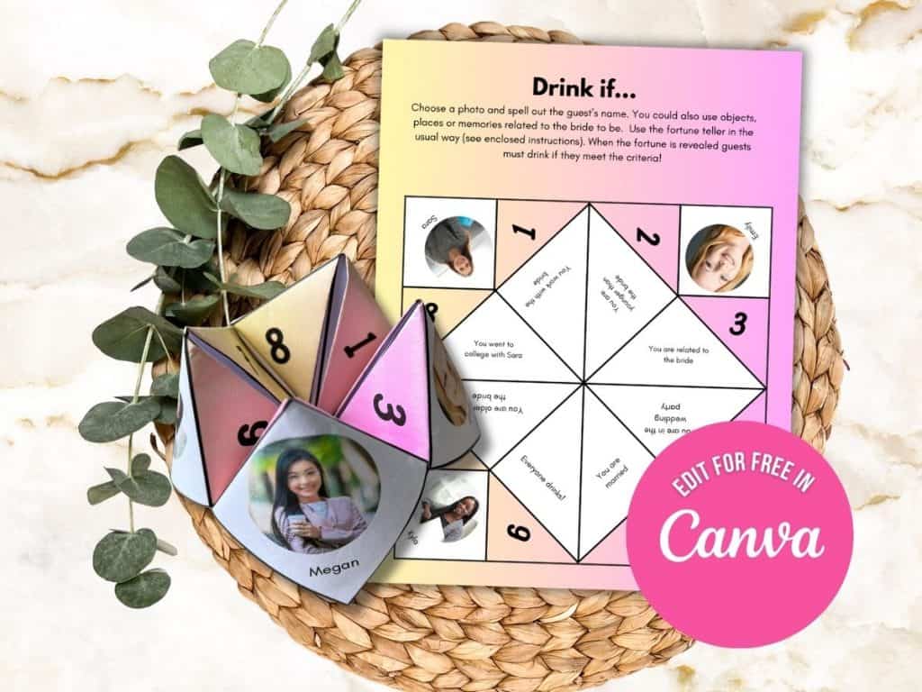 drinking game cootie catcher
