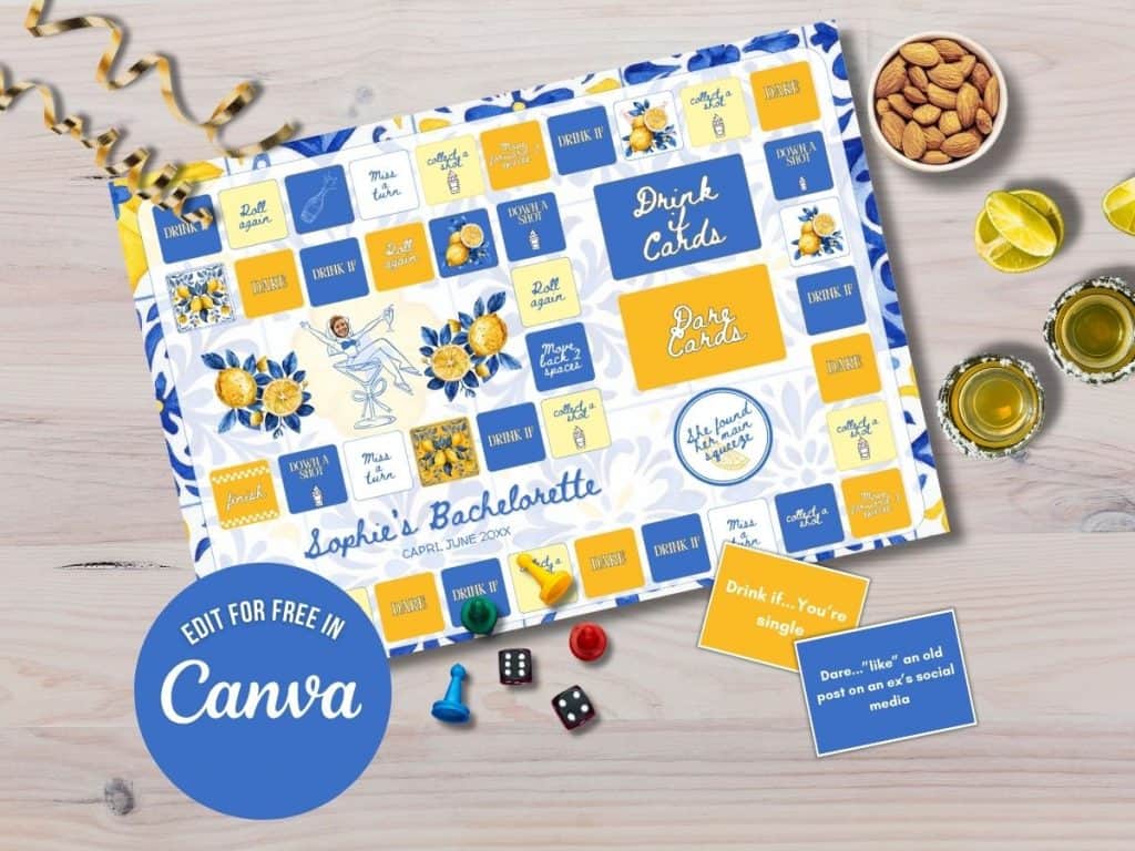 main squeeze bachelorette board game