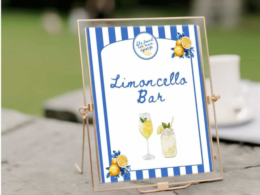 main squeeze bachelorette table sign