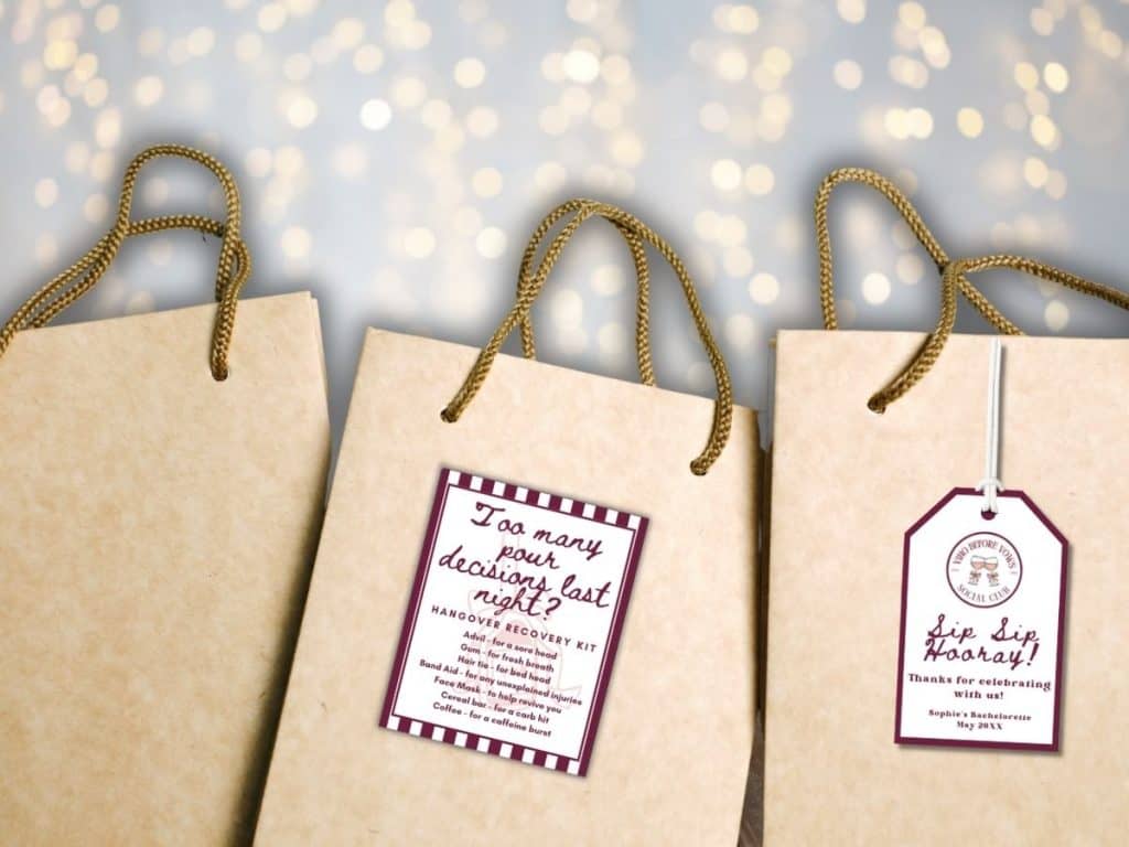 vino before vows bachelorette hangover kit