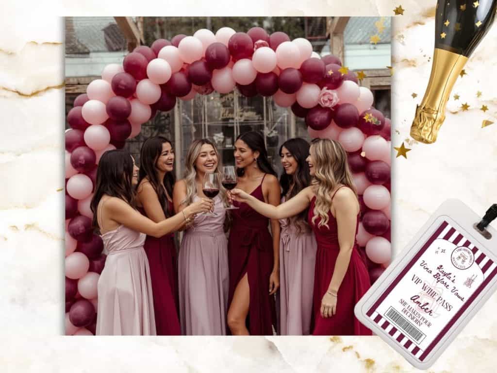 vino before vows bachelorette party